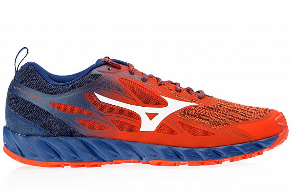 Кроссовки мужские Mizuno Wave Ibuki Крас/Бел/т.Син - Фото 1 большая