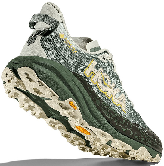 Кроссовки мужские Hoka Speedgoat 6 Gtx Sea Glass/Fern - Фото 6 большая