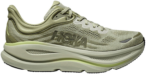 Кроссовки мужские Hoka Bondi 9 Grassland/Oyster Mushroom - Фото 1 большая