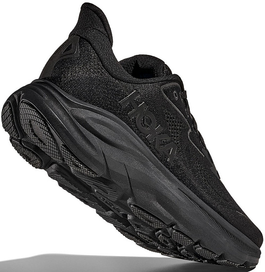 Кроссовки мужские Hoka Clifton 10 Black/Black - Фото 7 большая