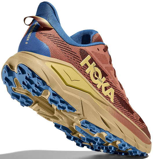 Кроссовки мужские Hoka Challenger 8 Maple/Cardamom - Фото 5 большая