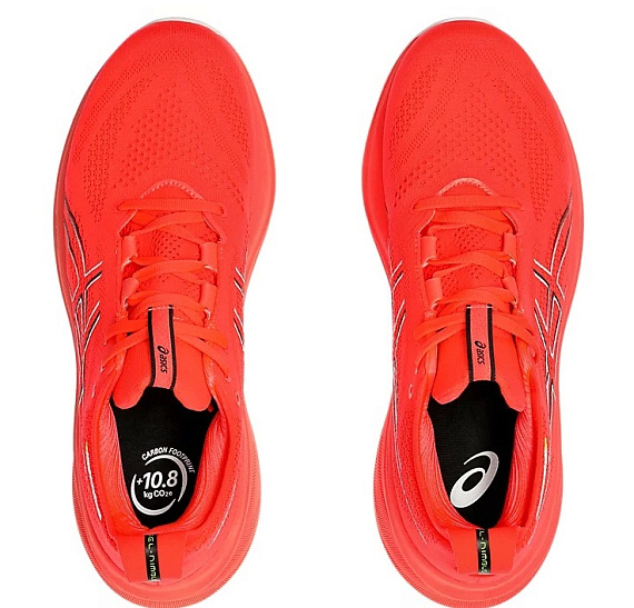 Кроссовки мужские ASICS Gel-Nimbus 26 Sunrisered/Black - Фото 5 большая