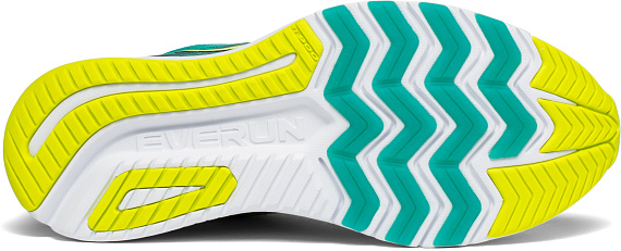 Кроссовки мужские Saucony Ride ISO Teal/Black - Фото 2 большая