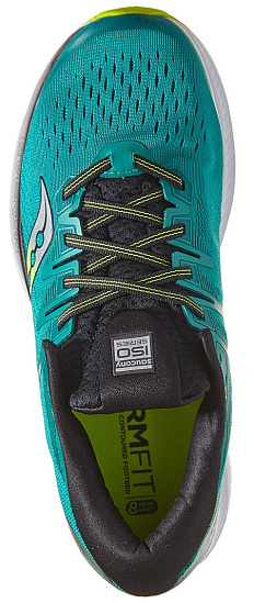 Кроссовки мужские Saucony Ride ISO Teal/Black - Фото 3 большая