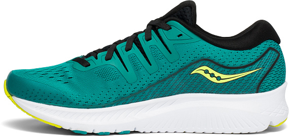 Кроссовки мужские Saucony Ride ISO Teal/Black - Фото 5 большая