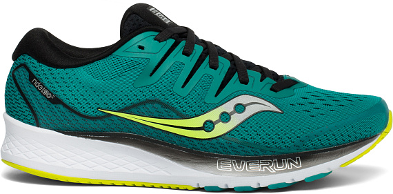 Кроссовки мужские Saucony Ride ISO Teal/Black - Фото 1 большая