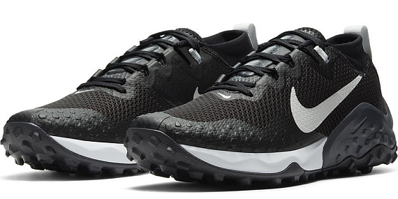 Кроссовки мужские Nike Wildhorse 7 Black/Pure Platinum-Anthracite - Фото 5 большая