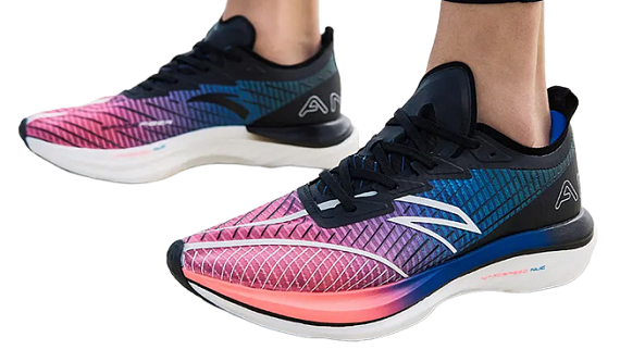 Кроссовки мужские Anta C202 GT Black/Luminance Pink/Flight Blue - Фото 2 большая