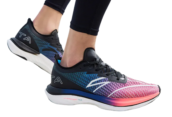 Кроссовки мужские Anta C202 GT Black/Luminance Pink/Flight Blue - Фото 3 большая