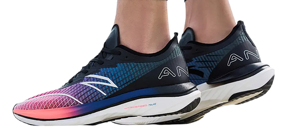 Кроссовки мужские Anta C202 GT Black/Luminance Pink/Flight Blue - Фото 4 большая