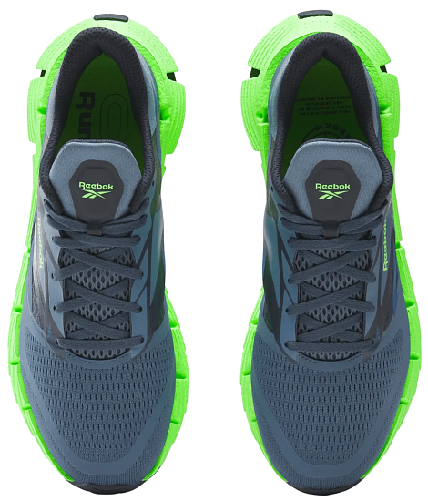 Кроссовки мужские Reebok Floatzig 1 Белый/Голубой/Зеленый - Фото 3 большая