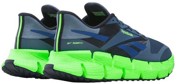 Кроссовки мужские Reebok Floatzig 1 Белый/Голубой/Зеленый - Фото 4 большая