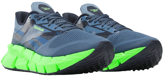 Кроссовки мужские Reebok Floatzig 1 Белый/Голубой/Зеленый - Фото 5 большая