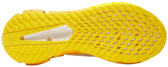 Кроссовки мужские Reebok Floatzig 1 Бежевый/Золотой - Фото 4 большая