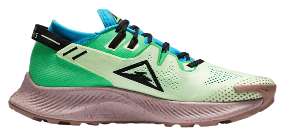 Кроссовки мужские Nike Pegasus Trail 2 Barely Volt/Laser Blue/Poison Green - Фото 8 большая