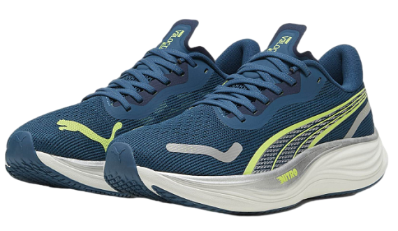 Кроссовки мужские Puma Velocity Nitro 3 Ocean Tropic/Lime Pow/Puma Silver - Фото 3 большая