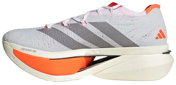 Кроссовки мужские Adidas Adizero Prime X3 Strung Ftwwht/Ftwwht/Lucred - Фото 6 большая