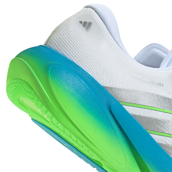 Кроссовки мужские Adidas Supernova Rise 3 Ftwwht/Silvmt/Seblbu - Фото 7 большая