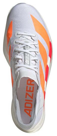 Кроссовки мужские Adidas Adizero Adios Pro 4 Ftwwht/Luor/Lucred - Фото 4 большая