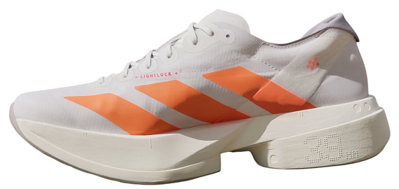 Кроссовки мужские Adidas Adizero Adios Pro 4 Ftwwht/Luor/Lucred - Фото 5 большая