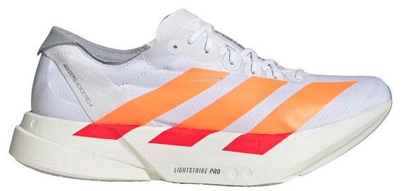 Кроссовки мужские Adidas Adizero Adios Pro 4 Ftwwht/Luor/Lucred - Фото 1 большая
