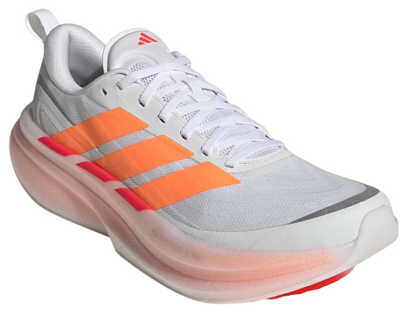 Кроссовки мужские Adidas Supernova Glide Ftwwht/Luor/Lucred - Фото 4 большая