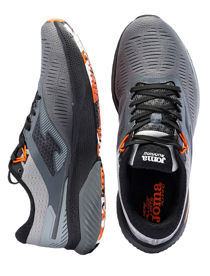 Кроссовки мужские Joma R.Hispalis Серый/Оранжевый - Фото 4 большая