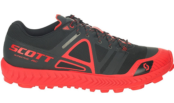 Кроссовки мужские Scott Supertrac RC Black/Red - Фото 1 большая