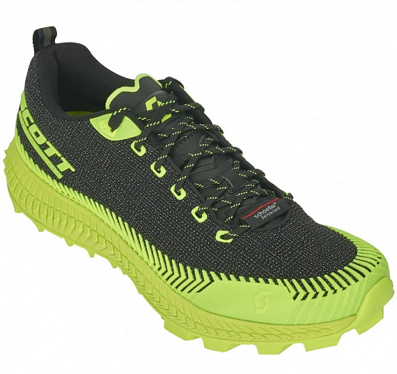 Кроссовки мужские Scott Supertrac Ultra RC Black/Yellow - Фото 4 большая