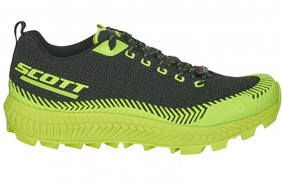 Кроссовки мужские Scott Supertrac Ultra RC Black/Yellow - Фото 1 большая