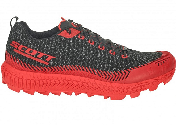 Кроссовки мужские Scott Supertrac Ultra RC Black/Red - Фото 1 большая