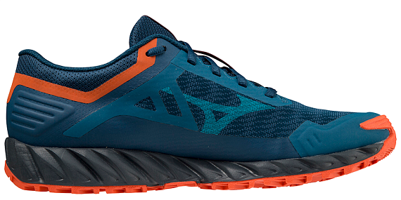 Кроссовки мужские Mizuno Wave Ibuki 3 GibSea/AlgiersB/Grenadin - Фото 2 большая