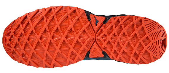 Кроссовки мужские Mizuno Wave Ibuki 3 GibSea/AlgiersB/Grenadin - Фото 5 большая