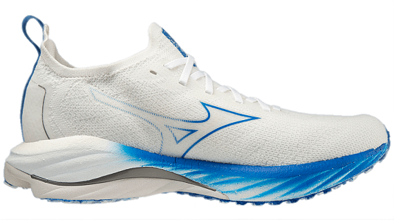 Кроссовки мужские Mizuno Wave Neo Wind Undyed White/Peace Blue - Фото 2 большая