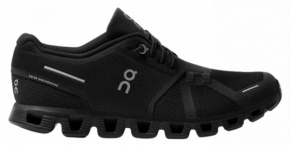 Кроссовки мужские On Cloud 5 All Black - Фото 1 большая