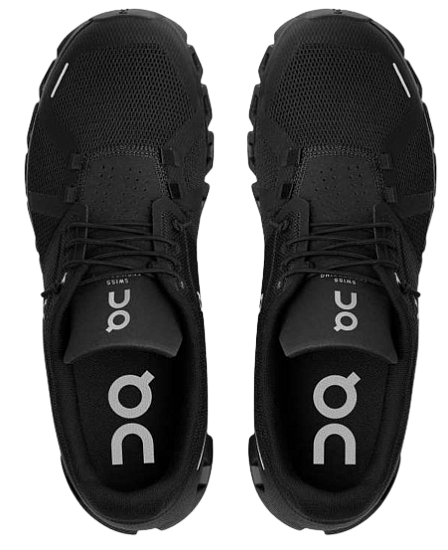 Кроссовки мужские On Cloud 5 All Black - Фото 2 большая