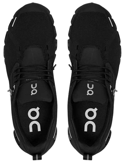 Кроссовки мужские On Cloud 5 Waterproof All Black - Фото 2 большая
