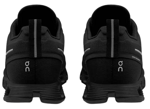 Кроссовки мужские On Cloud 5 Waterproof All Black - Фото 5 большая