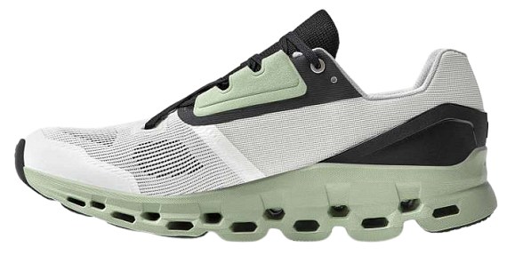 Кроссовки мужские On Cloudstratus White/Black - Фото 4 большая