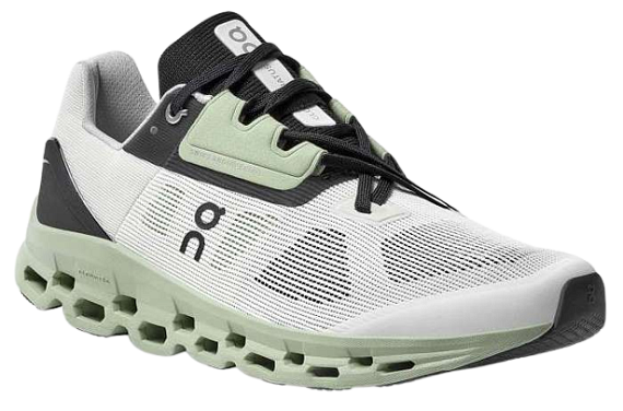 Кроссовки мужские On Cloudstratus White/Black - Фото 6 большая