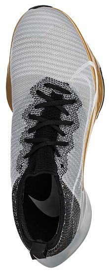 Кроссовки мужские Nike Air Zoom Tempo NEXT% Black/Pure Platinum/Wolf Grey/White - Фото 2 большая