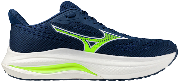 Кроссовки мужские Mizuno Wave Inspire 22 Estateblu/Lightyel/L - Фото 2 большая