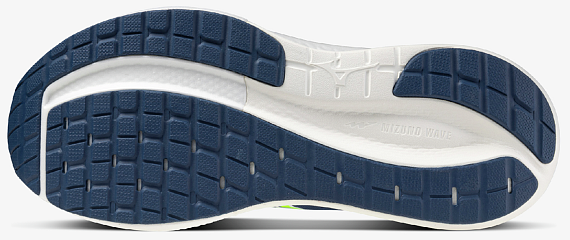 Кроссовки мужские Mizuno Wave Inspire 22 Estateblu/Lightyel/L - Фото 4 большая
