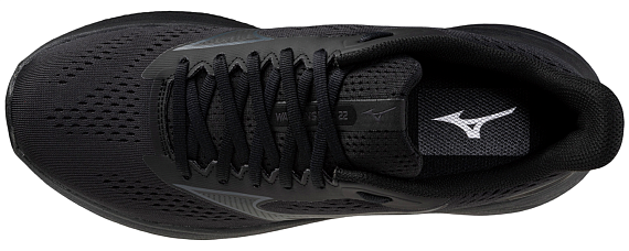 Кроссовки мужские Mizuno Wave Inspire 22 Black/Black Sand/Black - Фото 5 большая