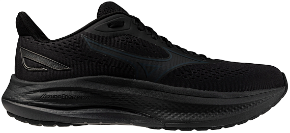 Кроссовки мужские Mizuno Wave Inspire 22 Black/Black Sand/Black - Фото 1 большая