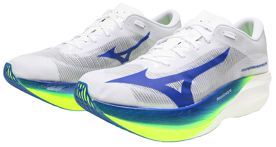 Кроссовки Mizuno Hyperwarp Elite White/Lightning Yellow/Hyper B - Фото 7 большая