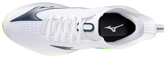 Кроссовки мужские Mizuno Neo Zen 2 White/Estate Blue/Lightning Ye - Фото 3 большая