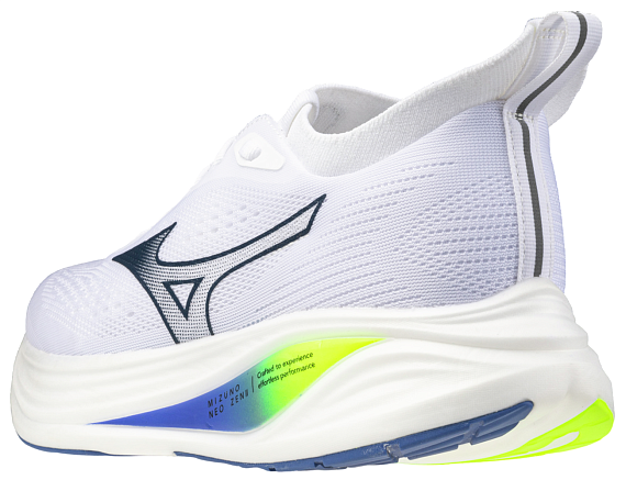 Кроссовки мужские Mizuno Neo Zen 2 White/Estate Blue/Lightning Ye - Фото 5 большая