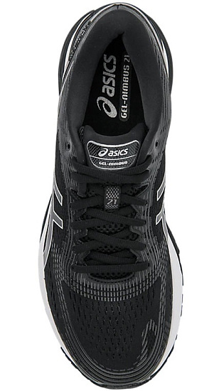Кроссовки мужские ASICS GEL-Nimbus 21 2E  Black/Dark Grey - Фото 3 большая