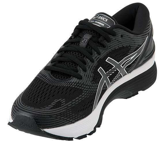 Кроссовки мужские ASICS GEL-Nimbus 21 2E  Black/Dark Grey - Фото 6 большая